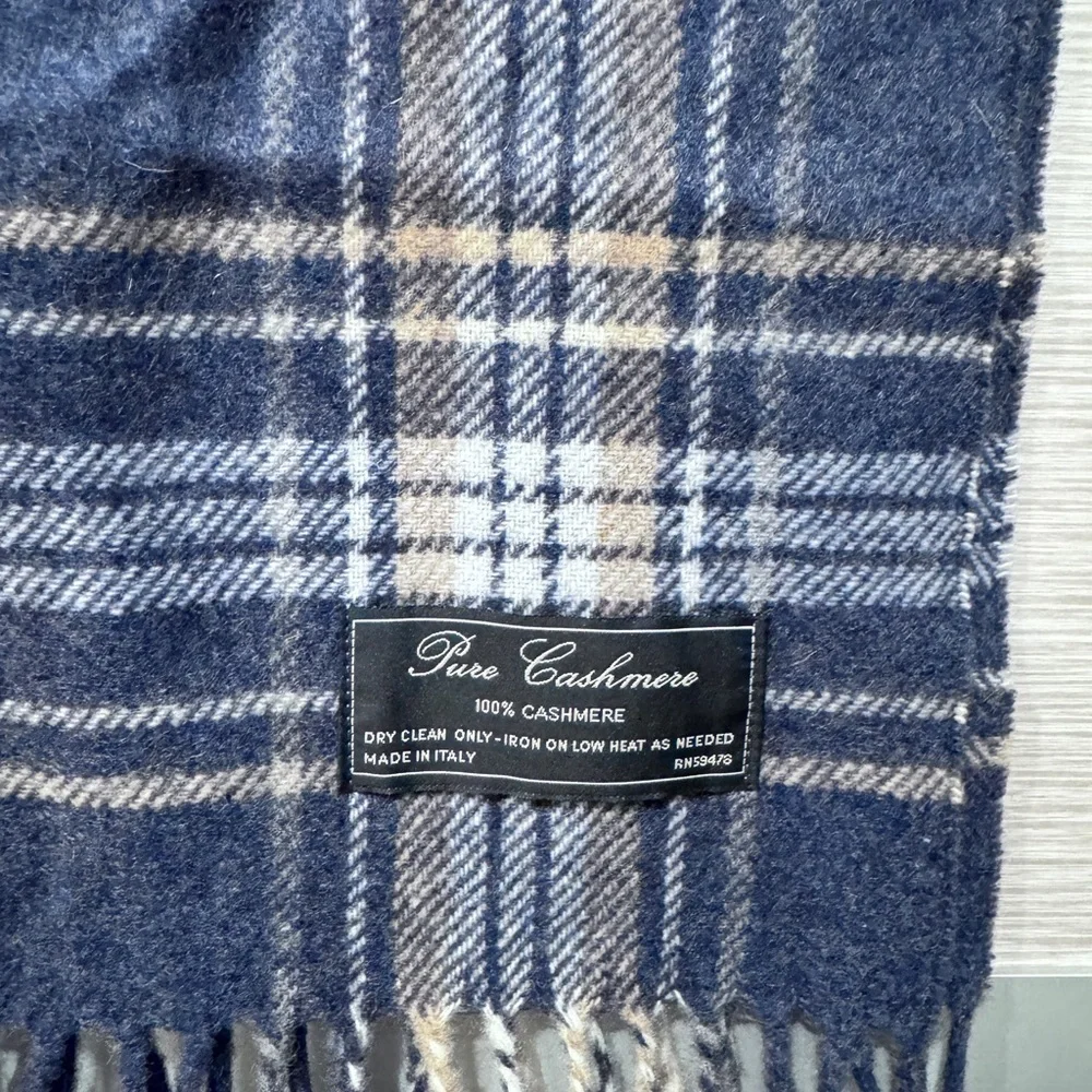 Mens Pure 100% Cashmere Scarf